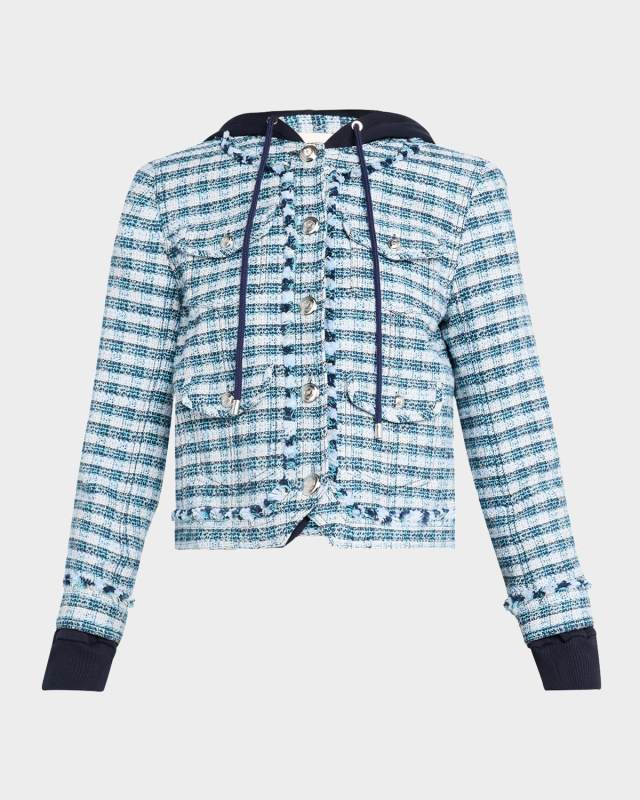 Emery Hooded Tweed Jacket